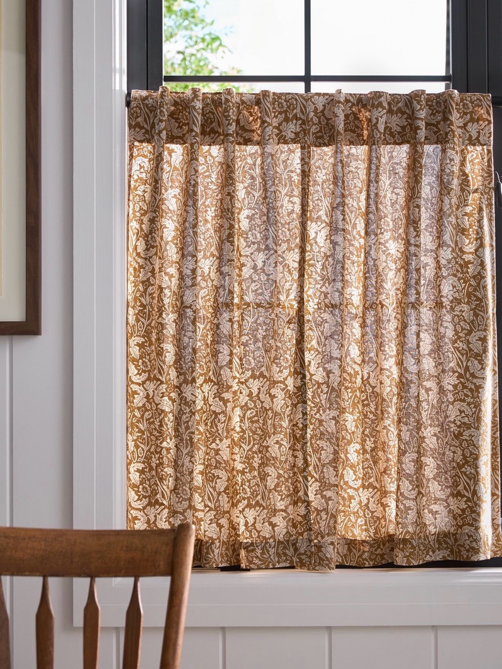 Hyacinth Printed Cafe Curtains
